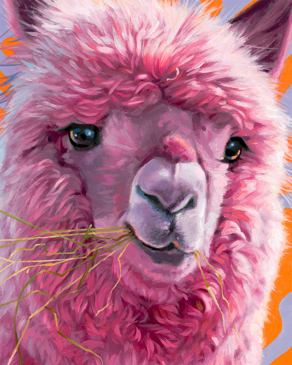 Dolly Llama Fine Art Print