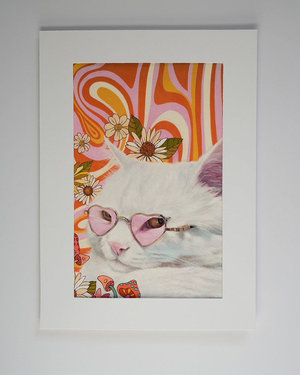 Cat Nipped Greeting Card