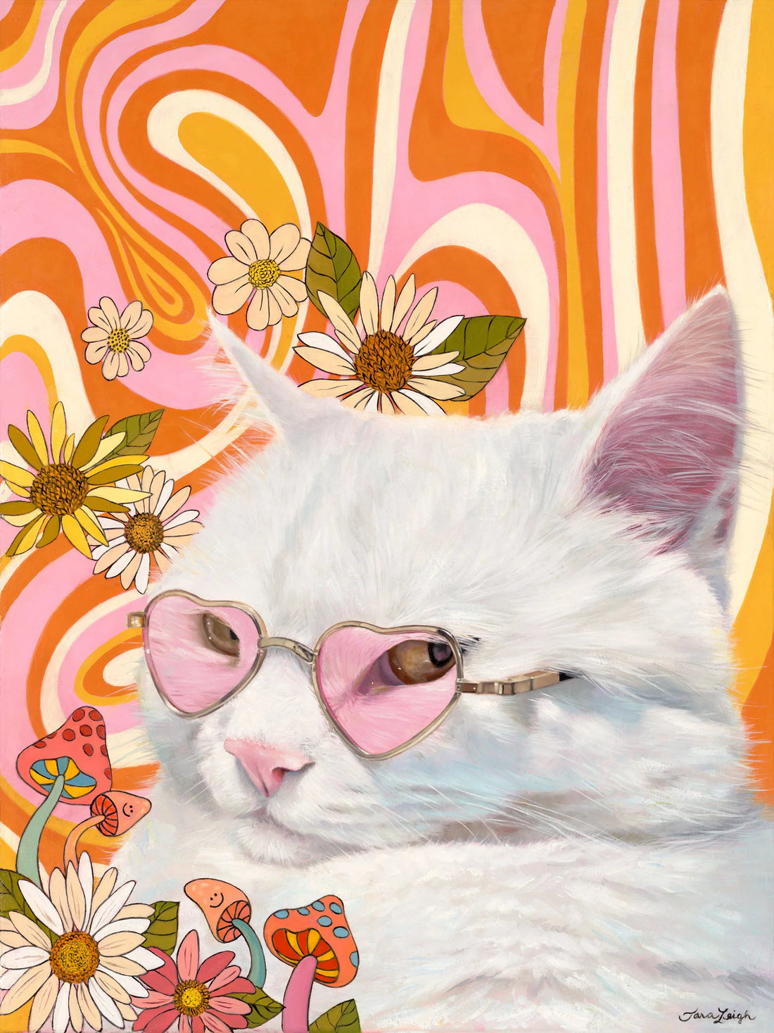 Cat Nipped greeting card