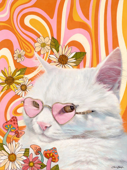 Cat Nipped greeting card