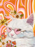 Cat Nipped greeting card