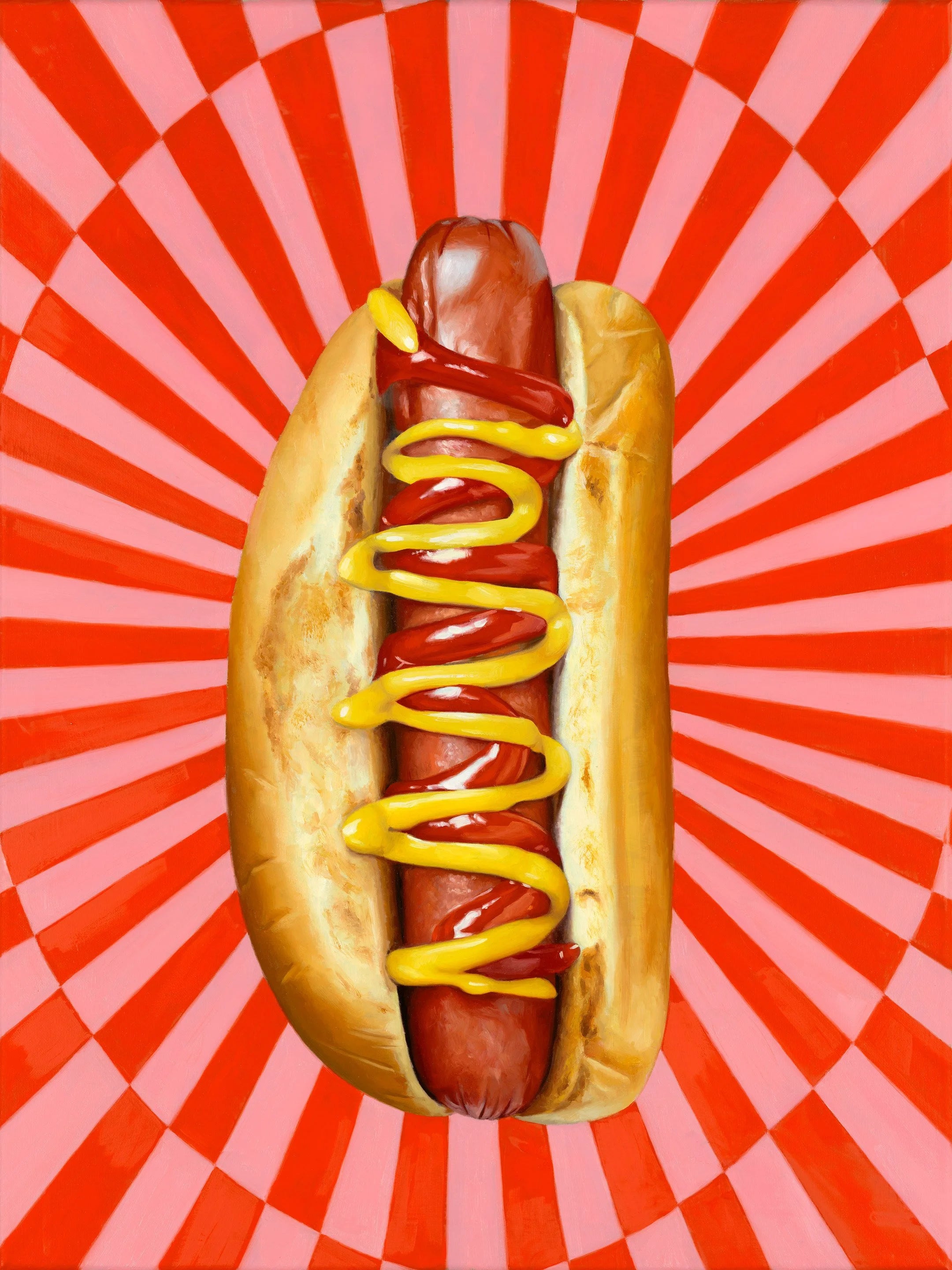 Hot Dog! greeting card