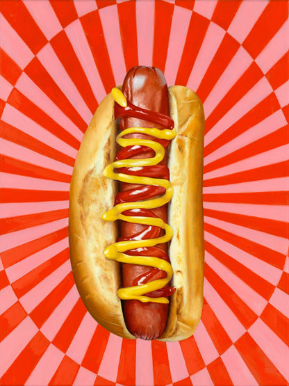 Hot Dog! greeting card