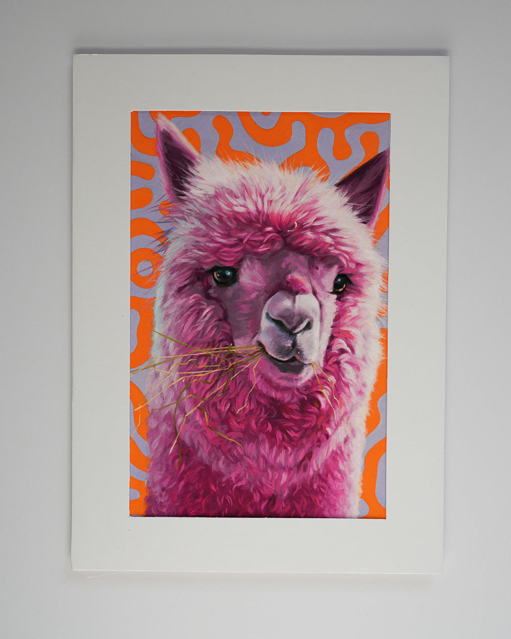 Dolly Llama Greeting Card