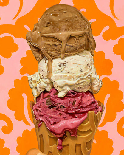 We All Scream Fine Art Print
