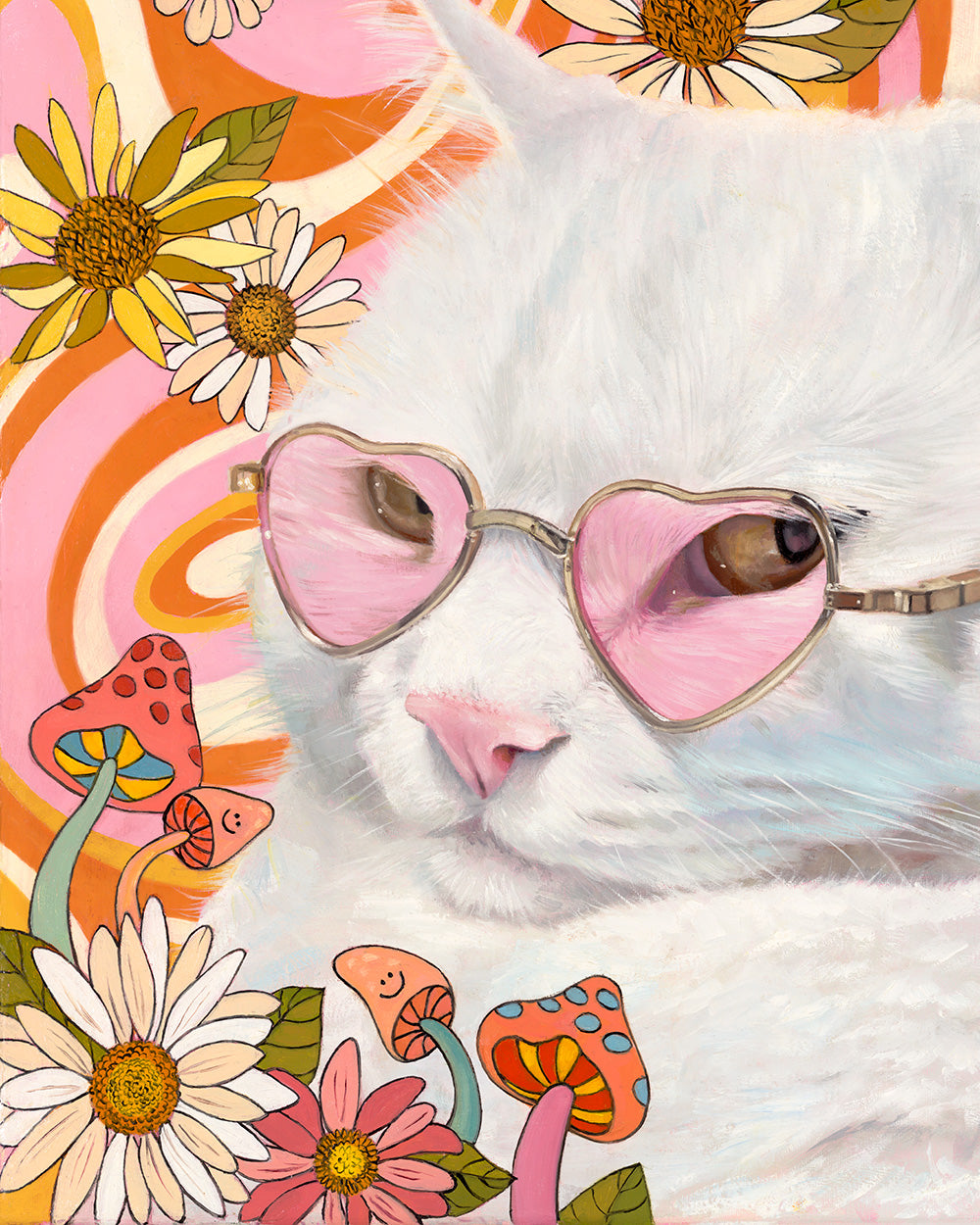 Cat Nipped Fine Art Print