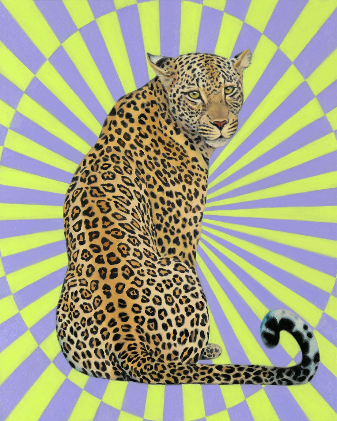Spot the Leopard greeting card