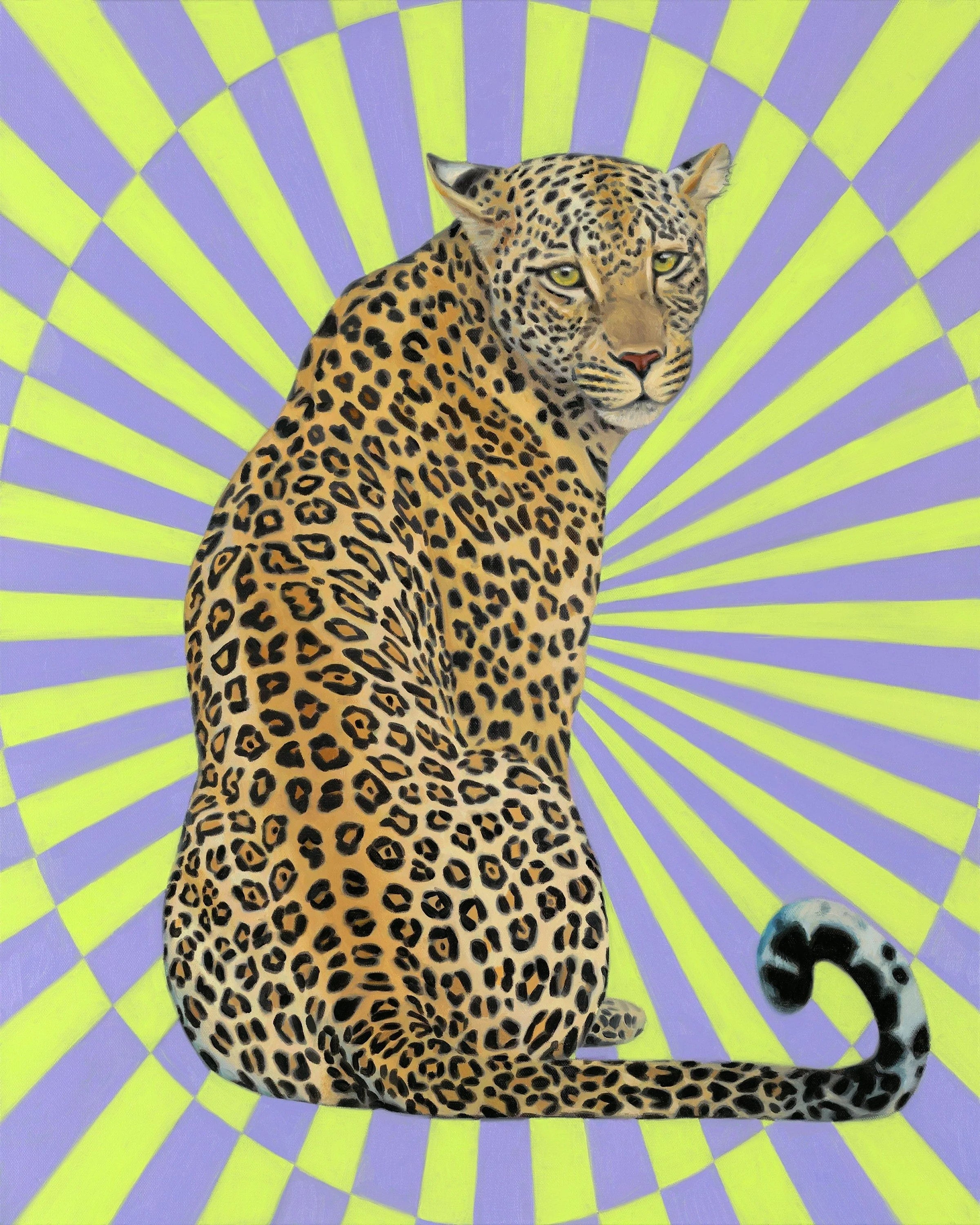 Spot the Leopard greeting card