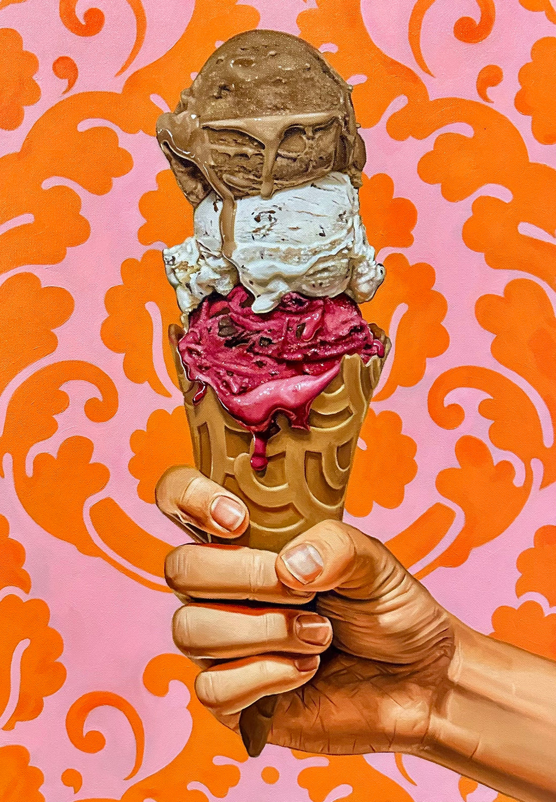 We All Scream ice cream greeting card