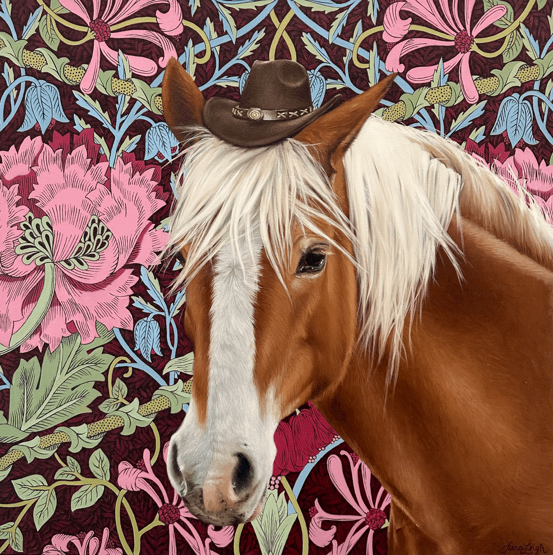 I Wanna be a Cowboy horse greeting card